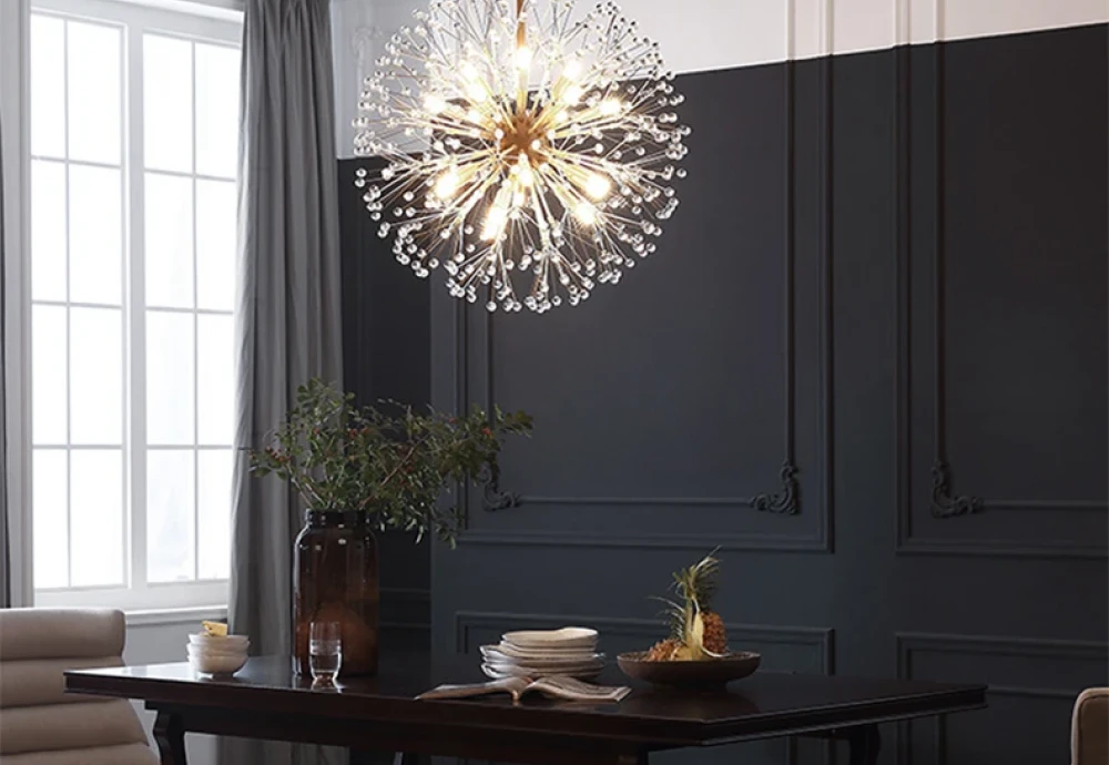 antique brass chandelier with crystals